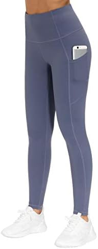 THE GYM PEOPLE Thick High Waist Yoga Pants with Pockets, Tummy Control Workout Running Yoga Leggings for Women