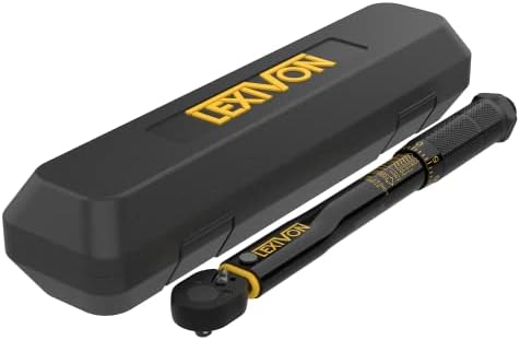 LEXIVON Inch Pound Torque Wrench 1/4-Inch Drive | 20~200 in-lb/2.26~22.6 Nm (LX-181)