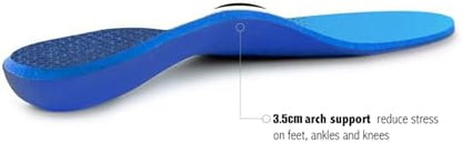Plantar Fasciitis Feet Insoles Arch Supports Orthotics Inserts Relieve Flat Feet, High Arch (Mens 4-4 1/2 | Womens 6-6 1/2)