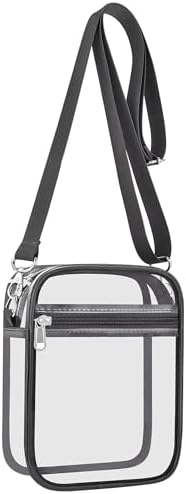 USPECLARE Clear Purse Stadium Approved CrossBody Bag for Men and Women