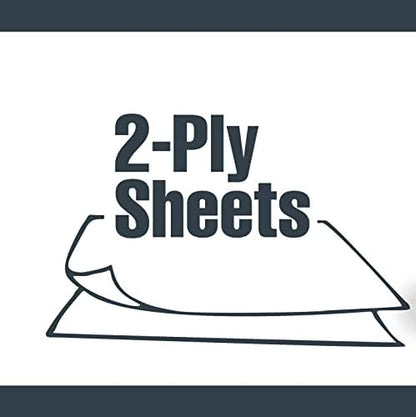 Amazon Basics Facial Tissue, 2-Ply, 2880 Count (18 Packs of 160), (Packaging May Vary)