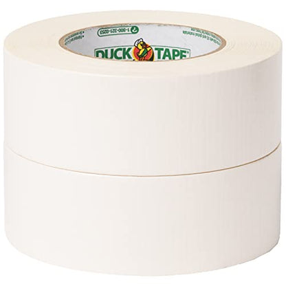 Duck Brand Max Strength Duct Tape, White, 8-Roll Pack, 1.88 Inches x 35 Yards, 242859