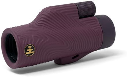 Nocs Provisions Field Tube 10x32 Waterproof Monocular, 10X Magnification Telescope, Bak4 Prism, Wide Field of View for Bird Watching, Backpacking & Wildlife Viewing - Oxblood Maroon