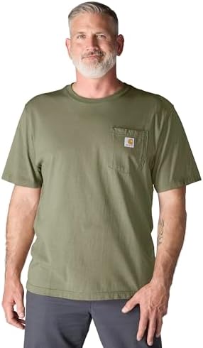 Carhartt Men's Loose Fit Heavyweight Short-Sleeve Pocket T-Shirt (Also Available in Big & Tall)