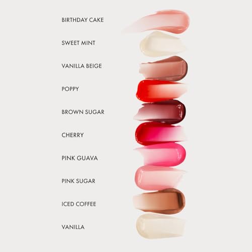 Summer Fridays Tinted Lip Butter Balm - Conditioning Vegan Lip Balm for Instant Moisture, Shine & Hydration - Sheer-Tinted, Soothing Skincare - Pink Sugar (.5 Oz)