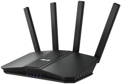 ASUS RT-BE58U WiFi 7 BE3600 AiMesh Extendable Router, 4K-QAM, MLO, AI Detection 2.5G Port, Four 1G Ports, Commercial-Grade Network Security, Parental Control, IoT Network, Kid’s Network, VPN Network