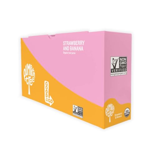 Pumpkin Tree Peter Rabbit Organics Strawberry and Banana Pure Fruit Snack, 4 Ounce (Pack of 10)
