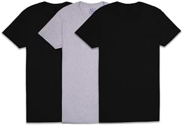 Fruit of the Loom Men's Undershirts, Moisture Wicking & Tag Free, Short Sleeve Crew T-Shirts