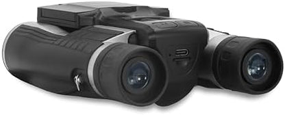 Minolta 12x32 Digital Binoculars - 4K UHD Video Camera, 48MP Photo, 8X Digital Zoom, IPS Anti-Glare Screen, Fog-Resistant Optics, Compact, Ideal for Birdwatching & Travel Hunting