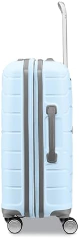 Samsonite Freeform Hardside Carry-On Luggage with Spinner Wheels - Hardshell Suitcase - TSA, Airline-Approved - Expandable Hard Shell, Smooth Rolling Wheels for Lightweight Travel - Sky Blue