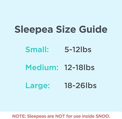 Happiest Baby Sleepea 5-Second Swaddle - 100% Organic Cotton Baby Swaddle Blanket - Doctor Designed Promotes Healthy Hip Development (Teal Stars, Medium)