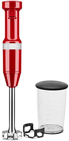 KitchenAid Variable Speed Corded Hand Blender KHBV53, Empire Red