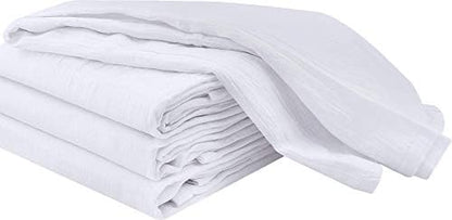 Utopia Kitchen White Flour Sack Towels [12 Pack - 28 x 28 Inch] 100% Cotton Tea Towels for Cleaning & Drying - Highly Absorbent Kitchen Dish Cloth
