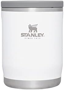 Stanley Adventure To-Go Food Jar 18 oz | Vacuum Insulated Thermos Food Container | Wide Mouth Screw On Lid | Packable for Travel | Stainless Steel with Leakproof Lid | BPA-Free | Polar
