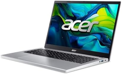 Acer Aspire Go 15 AI Ready Laptop | 15.6" Full HD (1920 x 1080) IPS Display | Intel Core 3 Processor N355 | Intel Graphics | 8GB DDR5 | 128GB UFS | Wi-Fi 6 | Windows 11 Home in S Mode | AG15-32P-39R2