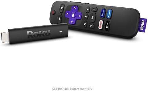 Roku Streaming Stick 4K - HDR & D. Vision Roku Streaming Device for TV with Voice Remote & Long-Range Wi-Fi - Free & Live TV (Renewed)