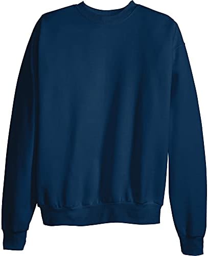 Hanes Men's EcoSmart Fleece, Pullover Crewneck Sweatshirt, 1 or 2 Pack