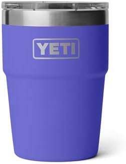 YETI Rambler 16 oz Stackable Tumbler, Vacuum Insulated, Stainless Steel with MagSlider Lid