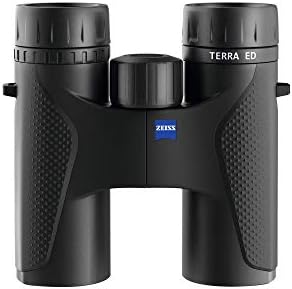 ZEISS Terra ED Binoculars 10x32 Waterproof, and Fast Focusing with Coated Glass for Optimal Clarity in All Weather Conditions for Bird Watching, Hunting, Sightseeing, Black