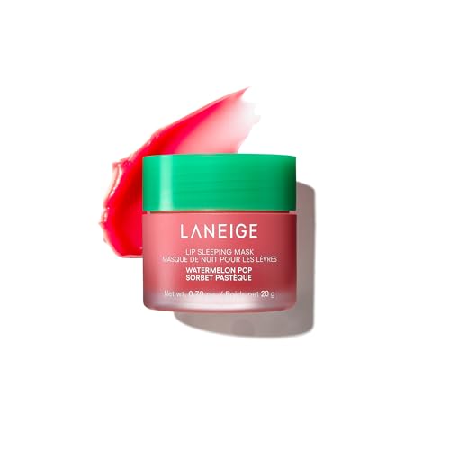LANEIGE Lip Sleeping Mask: Nourish, Hydrate, Vitamin C, Murumuru & Shea Butter, Antioxidants, Flaky, Dry Lips