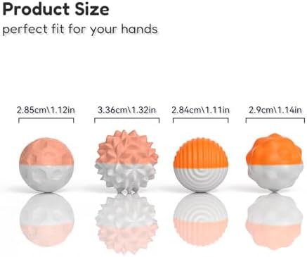 Magnetic Sensory Fidget Balls for Adults & Teens – 8PCS Silicone Textured Quiet Desk Toys for Anxiety Relief, Stress Relief Fidget Balls for Office, ADHD Focus Tools, Gifts for Coworkers or Friends
