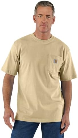 Carhartt Men's Loose Fit Heavyweight Short-Sleeve Pocket T-Shirt (Also Available in Big & Tall)