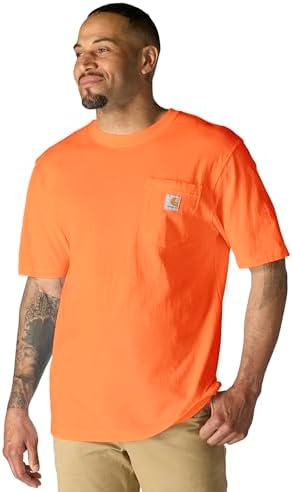 Carhartt Men's Loose Fit Heavyweight Short-Sleeve Pocket T-Shirt (Also Available in Big & Tall)