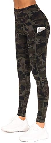 THE GYM PEOPLE Thick High Waist Yoga Pants with Pockets, Tummy Control Workout Running Yoga Leggings for Women