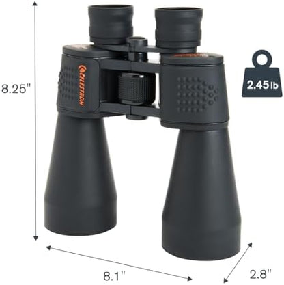 Celestron 71007 SkyMaster 12x60mm Porro Prism Binoculars with Multi-Coated Lens, BaK-4 Prism Glass and Carry Case, Black