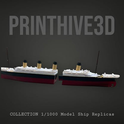 PrintHive3d Split In Half Action Titanic Toy, Break In Half RMS Titanic Toys For Kids,Titanic Toy, Titanic Ship, Colorized Titanic Cake Topper, Historically Accurate BreakableTitanic Boat, Titanic Replica