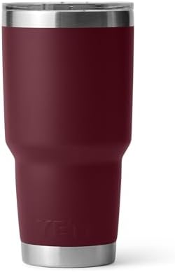 YETI Rambler 30 oz Tumbler, Stainless Steel, Vacuum Insulated with MagSlider Lid, Wild Vine Red