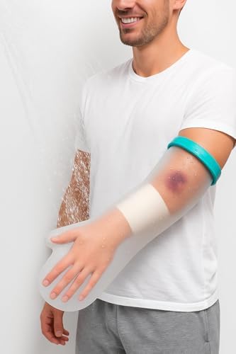 Cast Covers for Shower Arm, Waterproof Cast Cover Arm for Swimming, Cast Protector for Shower Adult, Elbow, Hand, Elbow (Diameter - 6.3")