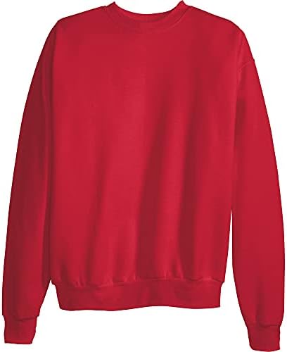 Hanes Men's EcoSmart Fleece, Pullover Crewneck Sweatshirt, 1 or 2 Pack