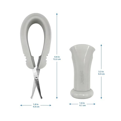 Dr. Brown's Healthy Baby Essentials Kit, Pacidose Medicine Dispenser, Nail Scissors with Case, Nasal Aspirator, Cradle Cap Brush Plus Comb, Cold Compress