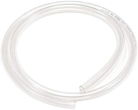 Eastrans 5ft x 1" Dia Clear Vinyl Tubing, Flexible Hybrid PVC Tubing Hose, Lightweight Plastic Tube UV Chemical Resistant Vinyl Hose, BPA Free and Non Toxic