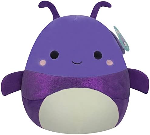 Squishmallows 12-Inch Axel Purple Beetle - Medium-Sized Ultrasoft Official Kelly Toy Plush
