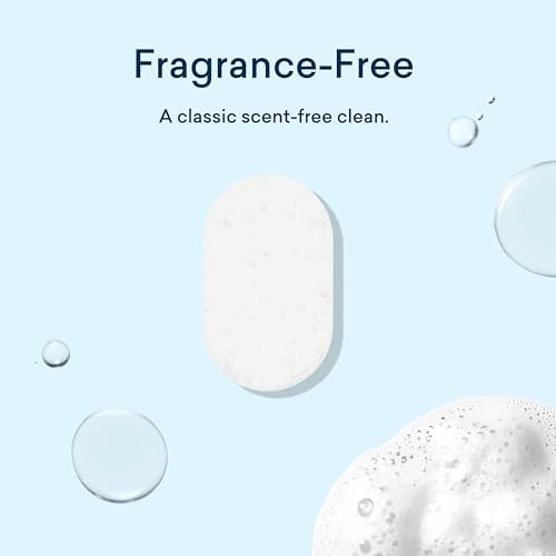 BLUELAND 100% Plastic-Free Dishwasher Detergent Tablets, 36 Count, Free & Clear, Eco-Friendly Dishwashing Pods, Natural, Sustainable