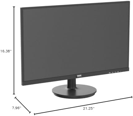 PHILIPS 24 inch Frameless Full HD (1920 x 1080) 100Hz Monitor, VESA, HDMI x1, VGA Port x1, Eye Care, 4 Year Advance Replacement Warranty, 241V8LB