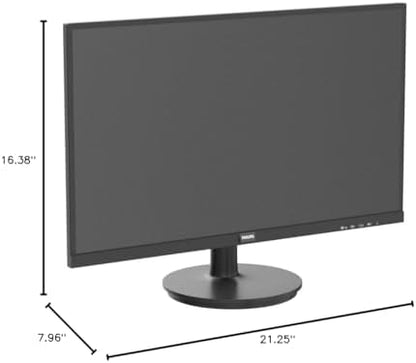 PHILIPS 24 inch Frameless Full HD (1920 x 1080) 100Hz Monitor, VESA, HDMI x1, VGA Port x1, Eye Care, 4 Year Advance Replacement Warranty, 241V8LB