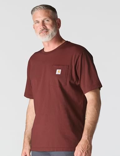 Carhartt Men's Loose Fit Heavyweight Short-Sleeve Pocket T-Shirt (Also Available in Big & Tall)