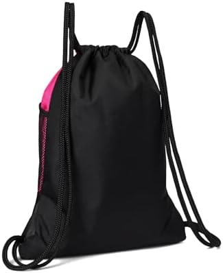 adidas Alliance Sackpack, Drawstring Backpack, Lightweight Small Gym Bag for Women and Men, Team Shock Pink, One Size