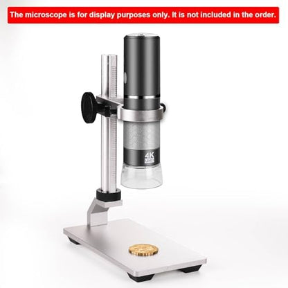 Aluminium Alloy Universal Adjustable Professional Base Stand Holder Desktop Support Bracket for Max 1.4" in Diameter USB Digital Microscope Endoscope Magnifier Loupe Camera
