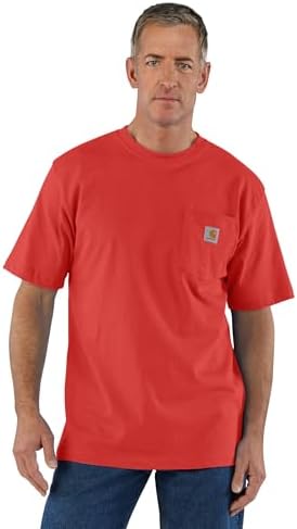 Carhartt Men's Loose Fit Heavyweight Short-Sleeve Pocket T-Shirt (Also Available in Big & Tall)
