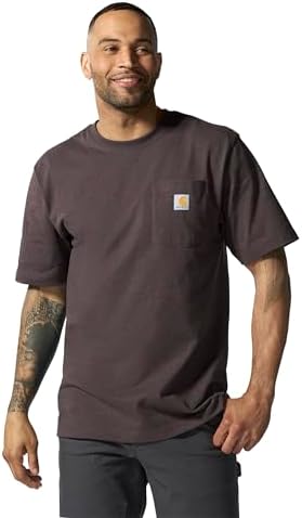 Carhartt Men's Loose Fit Heavyweight Short-Sleeve Pocket T-Shirt (Also Available in Big & Tall)