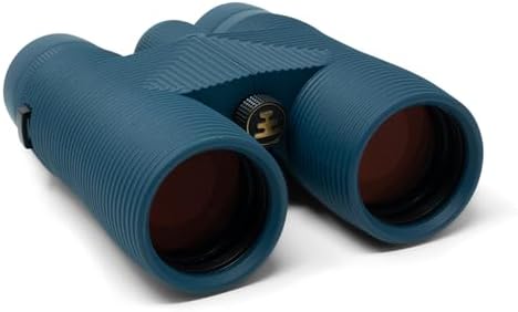 Nocs Provisions Pro Issue 8x42 Compact Fogproof Waterproof Binoculars for Adults & Kids, 8X Magnification, Wide View Multi-Coated Lenses for Bird Watching, Hunting & Stargazing- Harbor Blue
