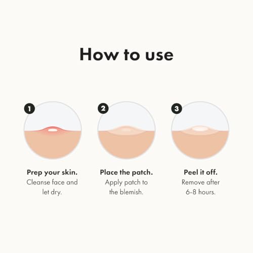 Mighty Patch™ Original patch from Hero Cosmetics – The #1 Hydrocolloid Acne Pimple Patch for Shrinking Zits and Whiteheads in 1 use; Nighttime Spot Stickers for Face and Skin (72 Count)