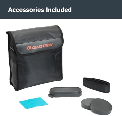 Celestron 71007 SkyMaster 12x60mm Porro Prism Binoculars with Multi-Coated Lens, BaK-4 Prism Glass and Carry Case, Black