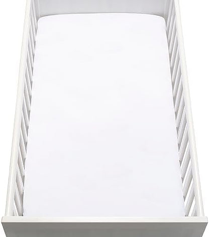 Newton Baby Organic Fitted Crib Sheets (2-Pack) - Ultra Breathable and Soft, 100% Organic Muslin Cotton, Fits All Standard Cribs, White…