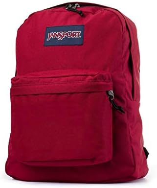 JanSport SuperBreak One Backpack for, Viking Red - Durable, Lightweight Bag with 1 Main Compartment, Front Utility Pocket with Built-in Organizer - Premium Backpack
