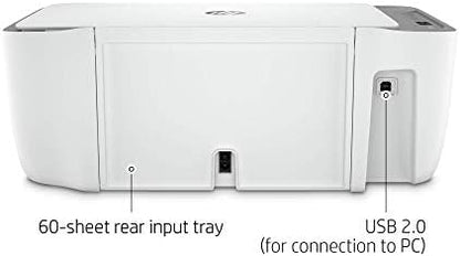 HP DeskJet 2755 All-in-One Wireless Printer Scanner Copier Instant Ink Ready Mobile Print Black 7.5ppm Color 5.5ppm Wifi Inkjet Computer Printers for Home Use and Office, Grey (Renewed)